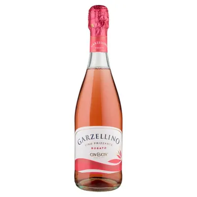 Garzellino Rosato Frizzante Secco Emilia IGT розовое сухое игристое вино, 0,75 л
