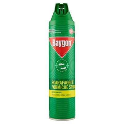 Baygon спрей против тараканов и муравьев, 400 мл