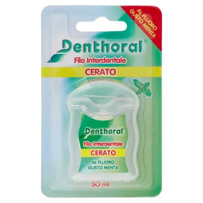 Denthoral Вощеная зубная нить, 50 м