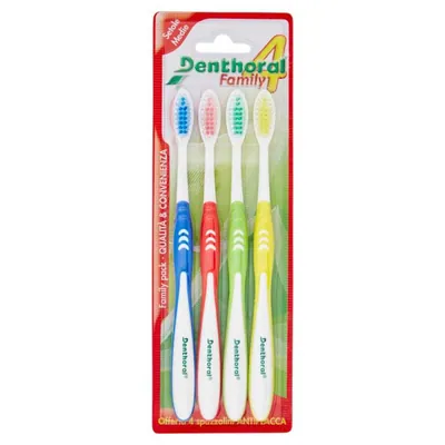 Denthoral Набор зубных щеток 4 Family