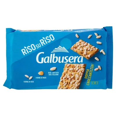 Galbusera Крекеры Riso su Riso, 380 г