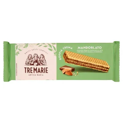 Tre Marie Вафли Mandorlato с миндалем, 140 г