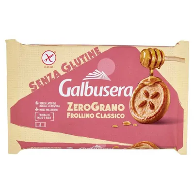 Galbusera печенье сдобное Zerograno с медом, 220 г