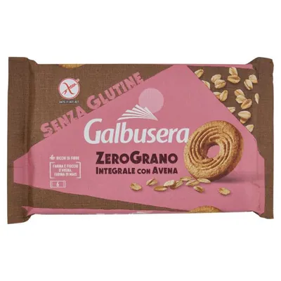 Galbusera печенье сдобное Zerograno цельнозерновое, 220 г