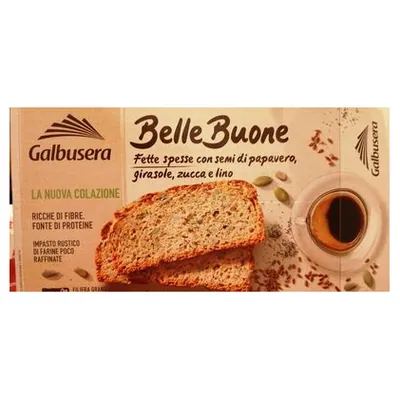 Galbusera Belle Buone rusks with seeds, 200 g