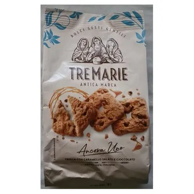 Tre Marie shortbread biscuits with salted caramel and chocolate, 315 g
