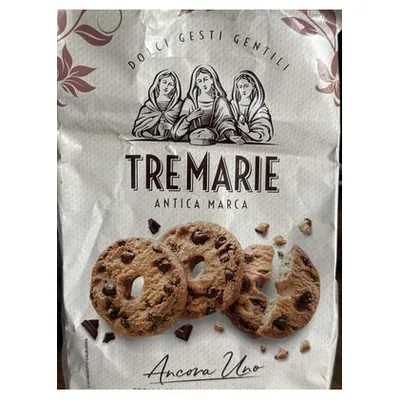 Tre Marie shortbread biscuits with chocolate pieces, 360 g