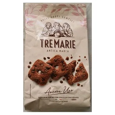 Tre Marie cocoa shortbread biscuits with chocolate chips, 315 g