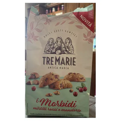 Tre Marie soft cranberry and almond biscuits, 315 g