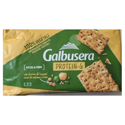 Galbusera Protein G crackers with legumes and seeds, 280 g