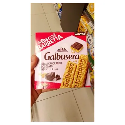 Galbusera Biscobarretta chocolate cereal bar, 230 g