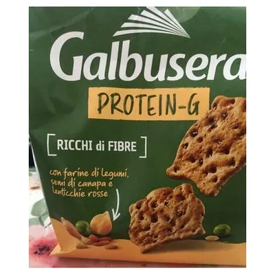 Galbusera печенье Protein G с бобовыми, 200 г