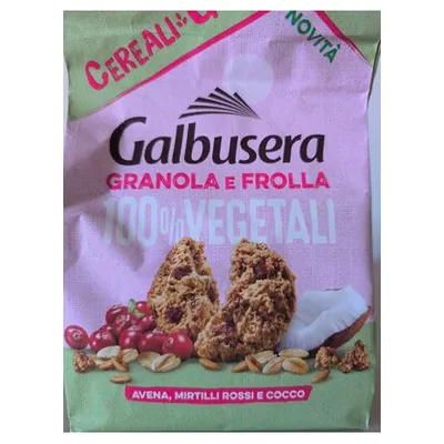 Galbusera Cereali G granola, oats, cranberries and coconut biscuits, 300 g