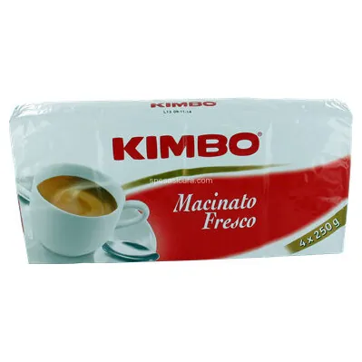 Kimbo Macinato Fresco ground coffee, 4x250 g