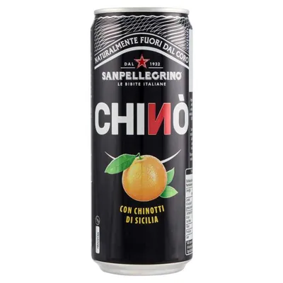 Sanpellegrino Chinò газированный напиток из кинотто, 0,33 л