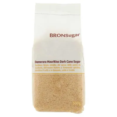 BronSugar Тростниковый сахар качества демерара, 500 г