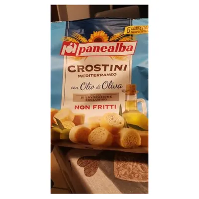 Panealba Mediterranean crostini with olive oil multipack, 168 g