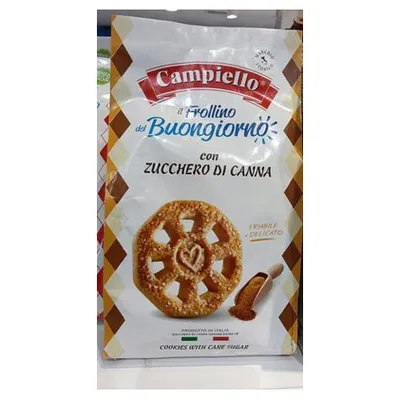 Campiello печенье песочное с тростниковым сахаром, 350 г