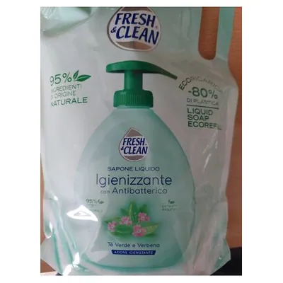 Fresh & Clean antibacterial liquid soap, refill 1 l