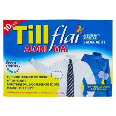 Till Flai Вкладыши для подмышек, 10 шт