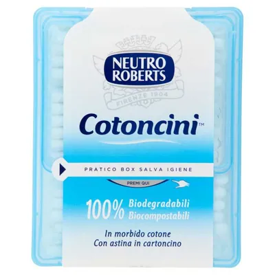 Neutro Roberts Biodegradable Cotton Buds, 260 pcs