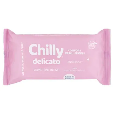 Chilly влажные салфетки Деликатные, 12 шт.