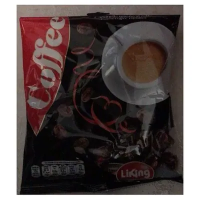 Liking coffee-filled hard candy, 225 g