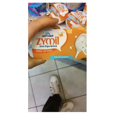 Zymil lactose-free white yogurt, 2x125 g