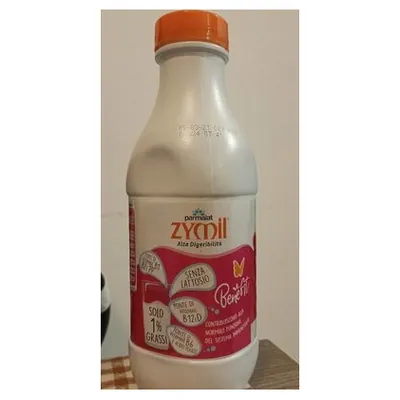 Parmalat ультрапастеризованное молоко Zymil Benefit витамин B12, 1 л