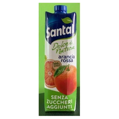 Santal нектар красный апельсин без добавления сахара, 1 л