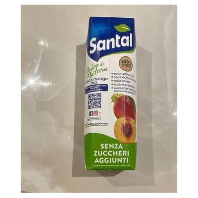 Santal нектар персик и манго, 1 л
