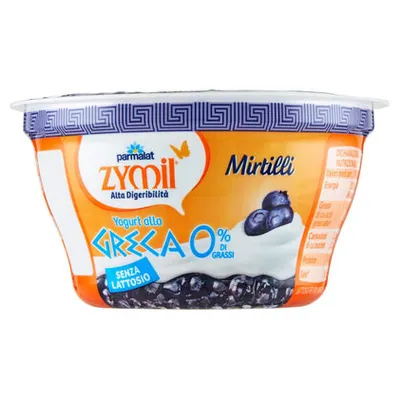 Zymil lactose-free blueberry Greek yogurt, 150 g