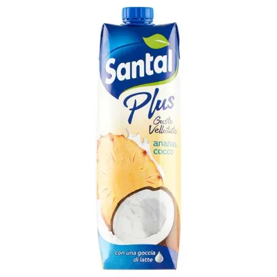 Santal Plus Ananas e Cocco Limpidi ананас и кокос прозрачный напиток, 1 л