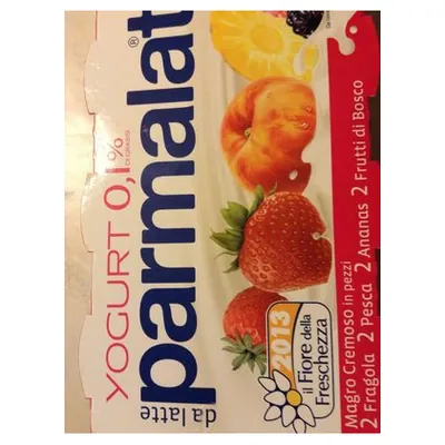 Parmalat фруктовый йогурт 0,1%, 8х125 г