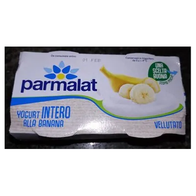 Parmalat banana yogurt, 2x125 g