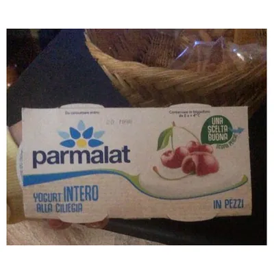 Parmalat cherry yogurt, 2x125 g