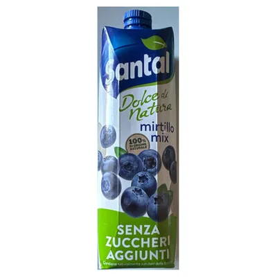 Santal нектар из черники без добавления сахара, 1 л