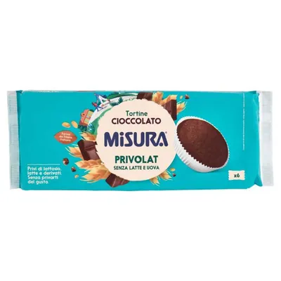 Misura Privolat chocolate small cakes, 6 pcs, 240 g