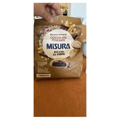 Misura wholegrain biscuits with chocolate filling, 260 g