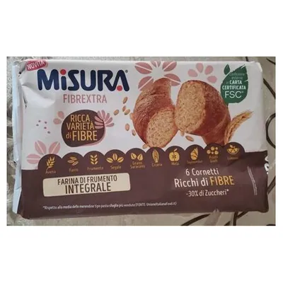 Misura Fibrextra wholegrain croissants, 246 g