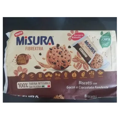 Misura Fibreextra chocolate biscuits, 280 g