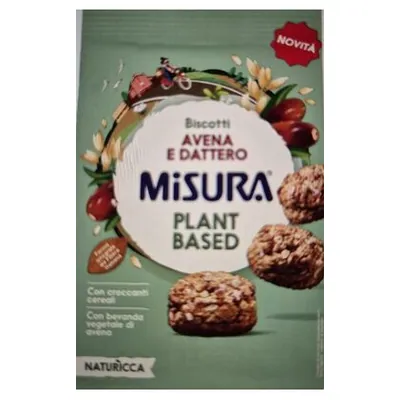 Misura печенье растительное с овсом и финиками, 260 г
