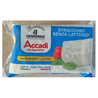Granarolo Accadì мягкий сыр Страккино без лактозы, 160 г