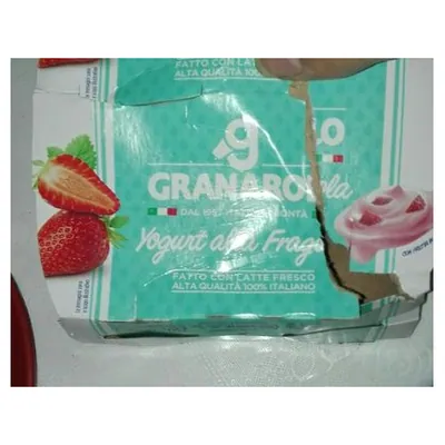 Granarolo йогурт со вкусом клубники, 125 г x 2