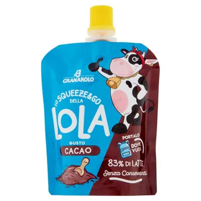 Granarolo Sqeeze&Go шоколадный, 85 г