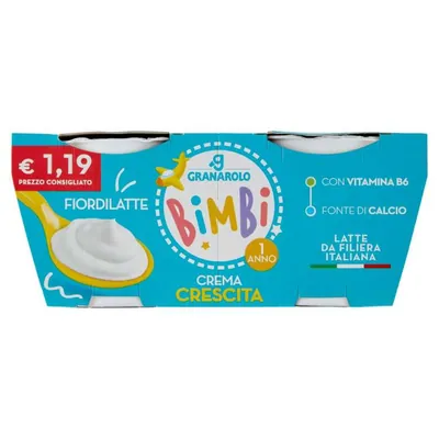 Granarolo Crema Crescita крем из молока, 2 × 100 мл