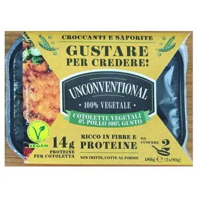 Unconventional растительные котлеты, 2 шт., 180 г