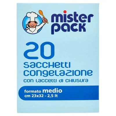 Mister Pack Пакеты для заморозки, 20 шт.