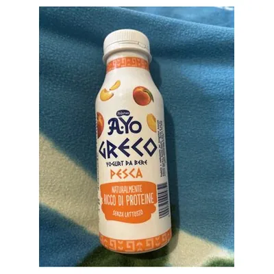 Arborea Ayo lactose-free peach drinking yogurt, 330 ml