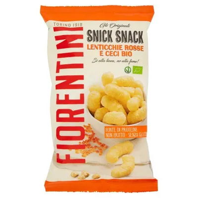 Fiorentini Снеки из красной чечевицы и нута Snick Snack, 40 г